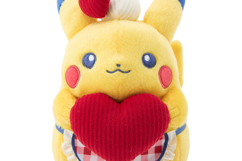『ポケモン』即完売となった「PIKACHU DINER」が受注販売開始！ハートを持ったピカチュウの可愛いぬいぐるみ、マスコット計3商品 画像