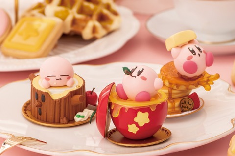 パンケーキを滑るカービィが可愛い!「星のカービィ Paldolce collection vol.1」が再登場ースイーツを楽しむ3種のフィギュア【UPDATE】 画像