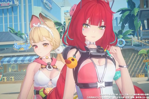 リンのお腹がセクシー!『ゼンゼロ』新キャラと主人公兄妹に「水着コスチューム」が追加―Ver.2.1で夏イベ到来 画像