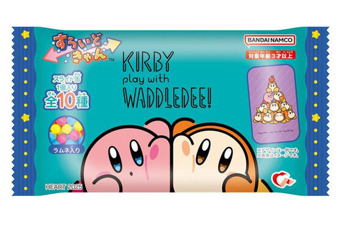 『星のカービィ』缶ケース付きお菓子が可愛い!一緒に遊ぶ“カービィとワドルディ”の全10デザイン 画像