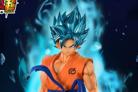 「ドラゴンボール超」超サイヤ人ブルー「孫悟空」プライズフィギュアが7月8日から順次展開!髪のメタリック塗装でひと味違う雰囲気に 画像