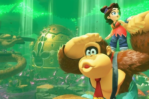 『ドンキーコング バナンザ』のドンキー役声優は映画「ザ・スーパーマリオブラザーズ・ムービー」と同じ!デザイン刷新に合わせた変更か 画像