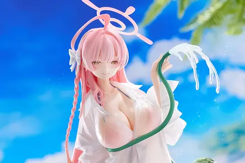 ワイシャツの透け感が凄まじい！『ブルアカ』水着「ハナコ」フィギュアから目が離せない 画像