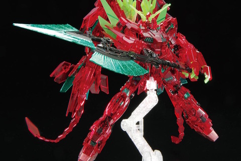 福岡限定色の「HG ユニコーンガンダム ペルフェクティビリティ」がクリアカラーで登場！サイコフレームのクリアグリーンもより深い色合いに 画像