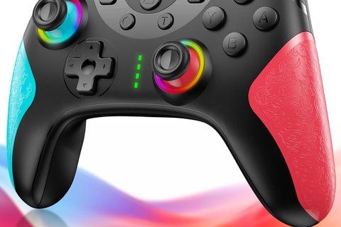 最大20時間使えるMatipのスイッチ用ワイヤレスコントローラーが2,499円！振動＆ジャイロ対応の多機能モデル 画像