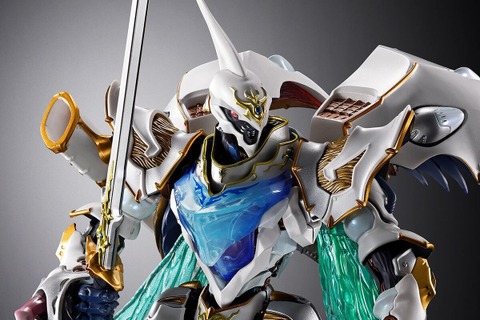 まるで彫像のような美しさ!「聖戦士ダンバイン」サーバインが“白き秘宝”を彷彿とさせるカラーリングでMETAL BUILD化【予約受付中】 画像