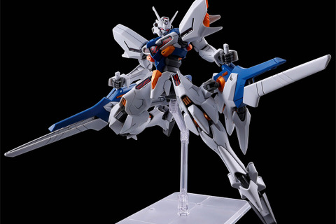 水星の魔女外伝より「ガンダム・ナイオン」がHGガンプラ化!特徴的な武装ヴァジュラやオルタラブルバヨネッタ構えるポージングが決まる 画像