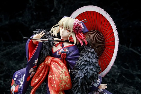 白い肌が映える…！劇場版「Fate/stay night [Heaven’s Feel]」セイバーオルタの着物姿フィギュアが再販 画像
