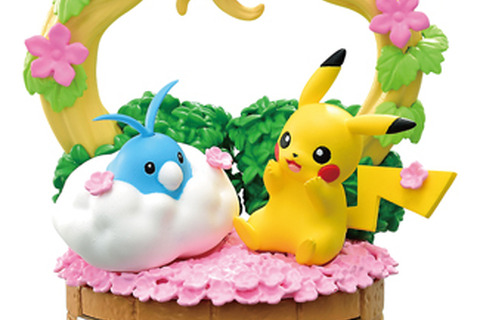 ピカチュウ&チルットたちに癒される…『ポケモン』フィギュアに、森の中で過ごす全6種が仲間入り 画像