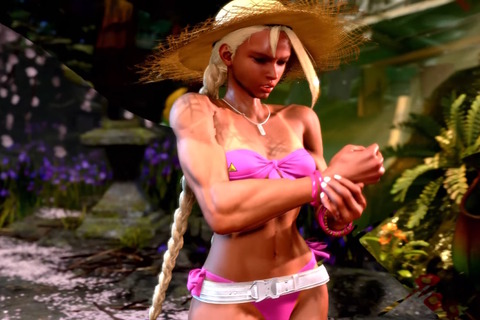 『スト6』キャミィの日焼け跡が眩しい…！春麗、A.K.I.までめっちゃセクシーな水着テーマ「Outfit 4」実機映像が公開 画像