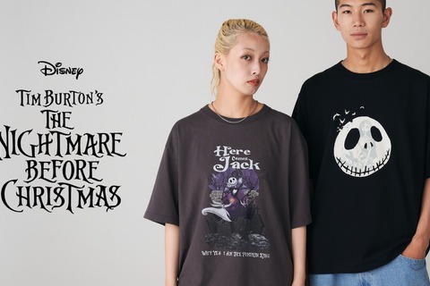 イベントや普段使いにも！大人も着やすい「ナイトメアー・ビフォア・クリスマス」Tシャツが発売 画像