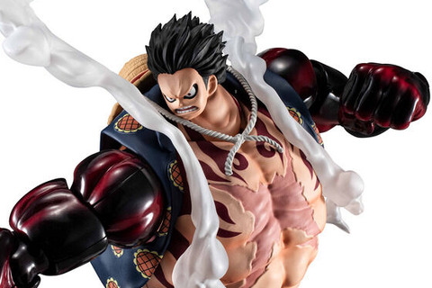 武装色をダイナミックに表現!「ワンピース」より「ルフィ ギア4 バウンドマン」が立体化ー差し替えパーツと台座でプレイバリュー満点 画像