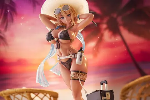 水着×褐色×太もも！トリダモノ氏のオリキャラ「ミラ(Mira)SunsetVer.」がフィギュア化―日に焼けた肌が煽情的なボディを際立たせる 画像