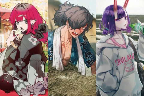 自分が住む都道府県はどのサーヴァント?『FGO』全国縦断の新聞企画「OVER THE SAME SKY」九州・沖縄エリアのイラストひとまとめ 画像