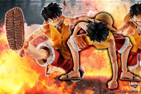 「ワンピース」印象的な“泣き顔”シーンも再現可能!マリンフォード頂上決戦時の「モンキー・D・ルフィ」がアクションフィギュア化 画像