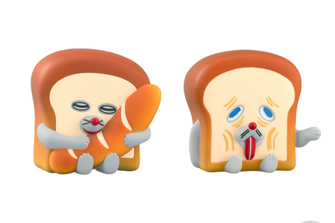 「パンどろぼう」がソフビ人形になって登場!「いとしのパン」「まずい」「おにぎりぼうや」など集めて可愛い全7種 画像