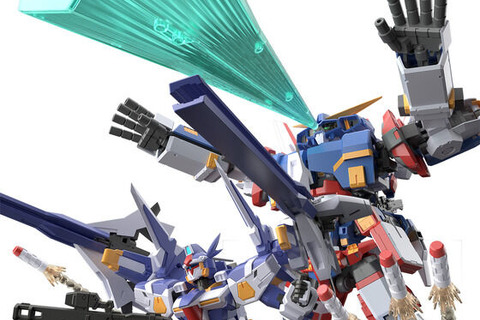 ガウン・ジェノサイダーがメガネになる!?『スパロボOG』より「SRX」が豪華フルセットにー設定に準じた変形合体を実現 画像