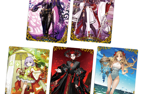 『FGO』巌窟王、水着エレシュキガルら収録の「カード付ウエハース第14弾」が素敵!全34種で、最高レアはキャラが立体的に見えるホロニス仕様 画像