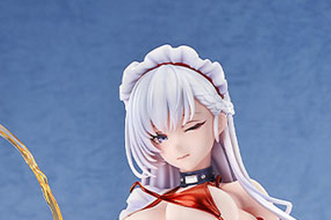 目のやり場がなさすぎる!『アズレン』ベルファストが着せ替え「至福の奉仕」デザインで立体化、弾けた水着がセクシー… 画像