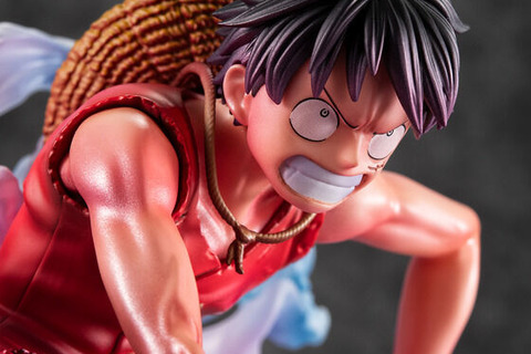 「ワンピース」より「モンキー・D・ルフィ」が “ギア2”で立体化!インパクト溢れる初登場シーンを、周りのエフェクトと共にそのまま再現 画像