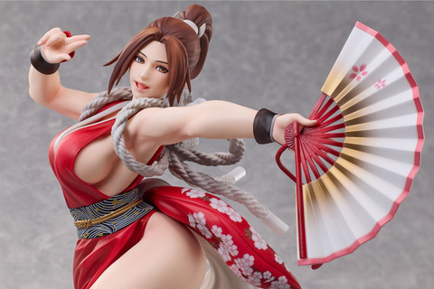 くノ一衣装から見え隠れする大迫力ボディ!巨大な「不知火舞」1/4スケールフィギュアが予約開始 画像