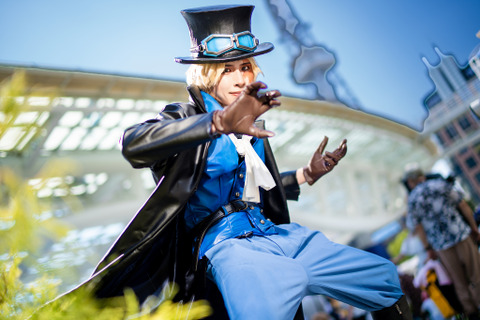 【コスプレ】実写版クオリティーの「ONE PIECE」サボをご覧あれ!立っているだけでドラマチックなカッコ良さ【写真7枚】 画像