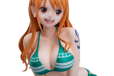 零れそうなほどの大ボリューム…！「ワンピース」水着姿の「ナミ」が1/4スケールで巨大フィギュア化 画像