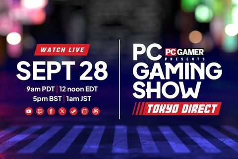 PC Gamerが「東京ゲームショウ2025」に合わせた専門番組「PC Gaming Show Tokyo Direct」を9月29日に配信! 画像