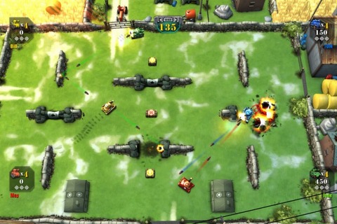 ワイワイ楽しめる戦車シューティングがXbox LIVE インディーズに登場『Tank Battles』 画像