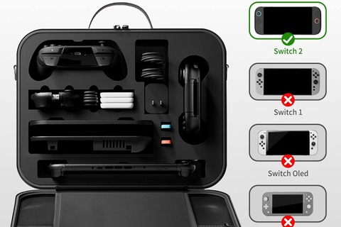 ドックやJoy-Conも丸ごと収納！AriKroii Switch 2ケースが便利すぎる 画像
