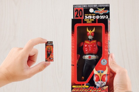 「仮面ライダー」ソフビをパッケージから再現！懐かしいミニチュアが登場ー「W」「ゼッツ」は本商品オリジナルのパッケージデザインに 画像