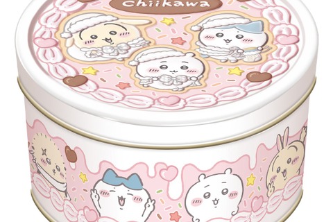 「ちいかわ」クリスマス気分を盛り上げる！個包装のデザインまで可愛い、ホールケーキのような缶とツリー形のお菓子BOXが展開 画像