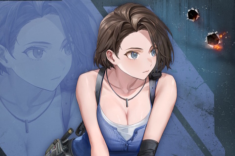 エイダ、ジル、クレアたちが尻を揺らす…!『勝利の女神:NIKKE』×『バイオハザード』コラボキャラの“背中で魅せる射撃モーション”お披露目 画像