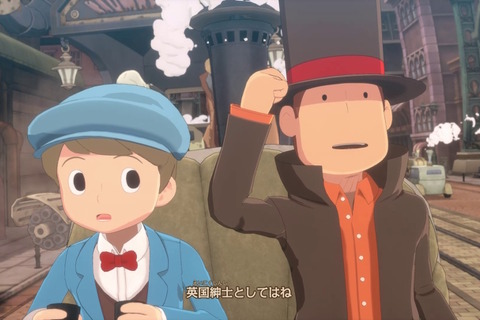 『レイトン教授と蒸気の新世界』2026年に発売延期…レイトンとルークの再会を描く最新映像も公開 画像