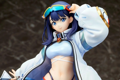 ホットパンツから覗く太もも！「グリッドマン ユニバース」より「宝多六花」が、お腹もセクシーなオリジナル衣装でフィギュア化 画像