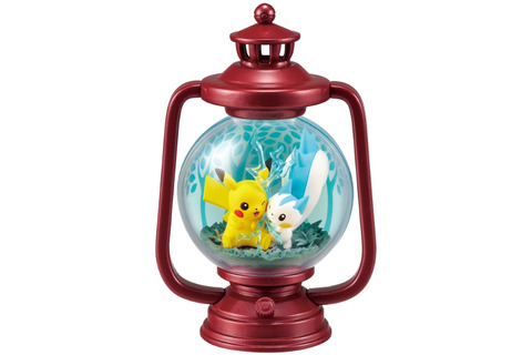 ピカチュウ&パチリスの頬ずりが可愛い!『ポケモン』ランタン風のジオラマフィギュアに、ランターンやヒトカゲ含む全6種 画像
