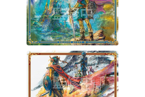 HD-2D版『ドラクエ』ロト三部作ウエハースの全ラインナップが公開!バンダイ限定描き下ろしに加えて、レアカードは箔押し仕様の全33種 画像