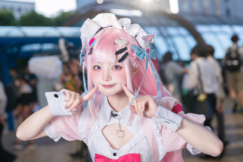 【コスプレ】個人勢VTuber期待の星!サンシャイン水族館とコラボ中の“結城さくな”が池袋にキュートに降臨【写真8枚】 画像