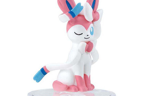 可愛くしっぽをアピールするピカチュウ、ニンフィア！『ポケモン』ぬいぐるみシリーズ「しっぽみてみて！」が、ガシャポンフィギュア化 画像