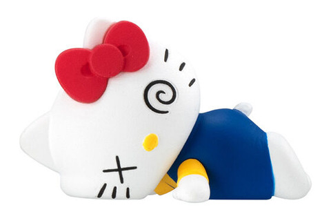 サンリオ人気キャラがコミカルに「ばたんきゅ～」―ハローキティからクロミまで全5種類 画像