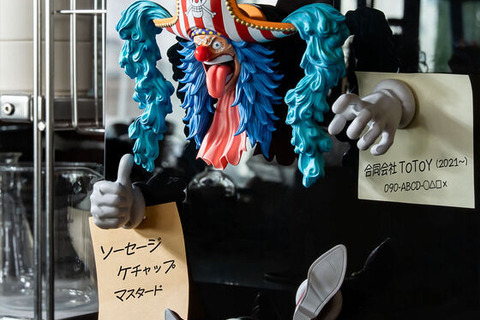 目玉が動き、バラバラに飾れる！「ワンピース」より「バギー」がカスタマイズ自由自在な“遊べる”フィギュアに 画像