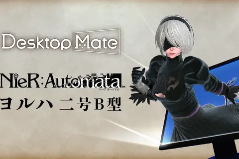 “とあるモーション”で2Bの衣装が変化！『ニーア オートマタ』×『Desktop Mate』コラボDLCが10月9日配信 画像