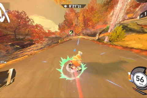 『カービィのエアライダー』桜井政博氏が新コース「フォーリス」を解説！グリゾーが絵になるポイントも紹介しつつコックカワサキが山下り 画像