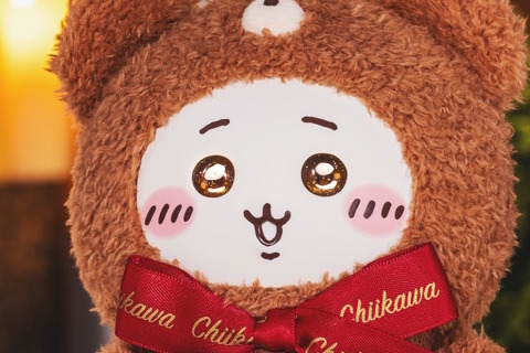 テディベア姿の「ちいかわ」ぬいぐるみコンプリートBOXが受注生産!「ちいかわマーケット」にて受付 画像