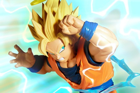 「ドラゴンボールZ」超サイヤ人2孫悟空VS魔人ベジータが立体化！並べて飾ると気迫あふれる肉弾戦シーンディスプレイに 画像