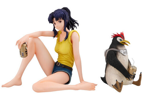「ヱヴァ」葛城ミサトが部屋着&ポニテ姿で立体化!ペンペンと共に自室でリラックスしているイメージのフィギュアが抽選販売 画像