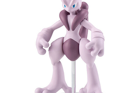 『ポケモン』メガミュウツーX・Yが可動フィギュアでガシャポン化ー全高約10センチ 画像