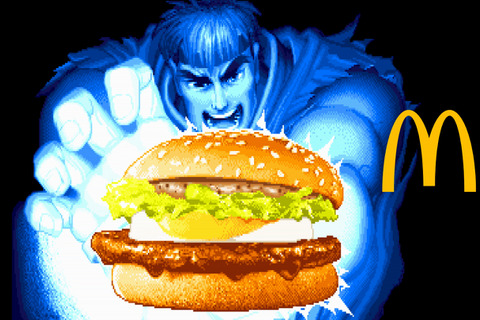 『ストリートファイター』×マクドナルドが初コラボ!期間限定バーガー3種を10月22日より販売―「ベガ・スマイル」と対戦する『スト2』仕様のCMも 画像
