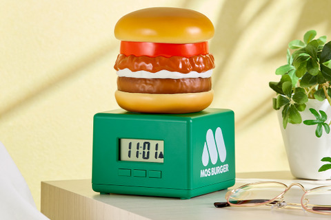 「モスバーガー」一番くじ第2弾がユニーク！ラストワン賞の時計は店舗で流れる音がアラームに 画像