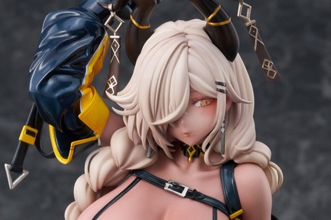 ふとももに食い込む網タイツ…！『アズレン』より「尾張」が、Anime Expo 2024描き下ろしイラストを元にフィギュア化 画像